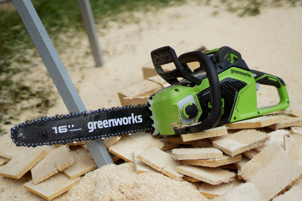Цепная пила Greenworks GD40CS18, 40v, 40 см, без АКБ и ЗУ (аккумуляторная)