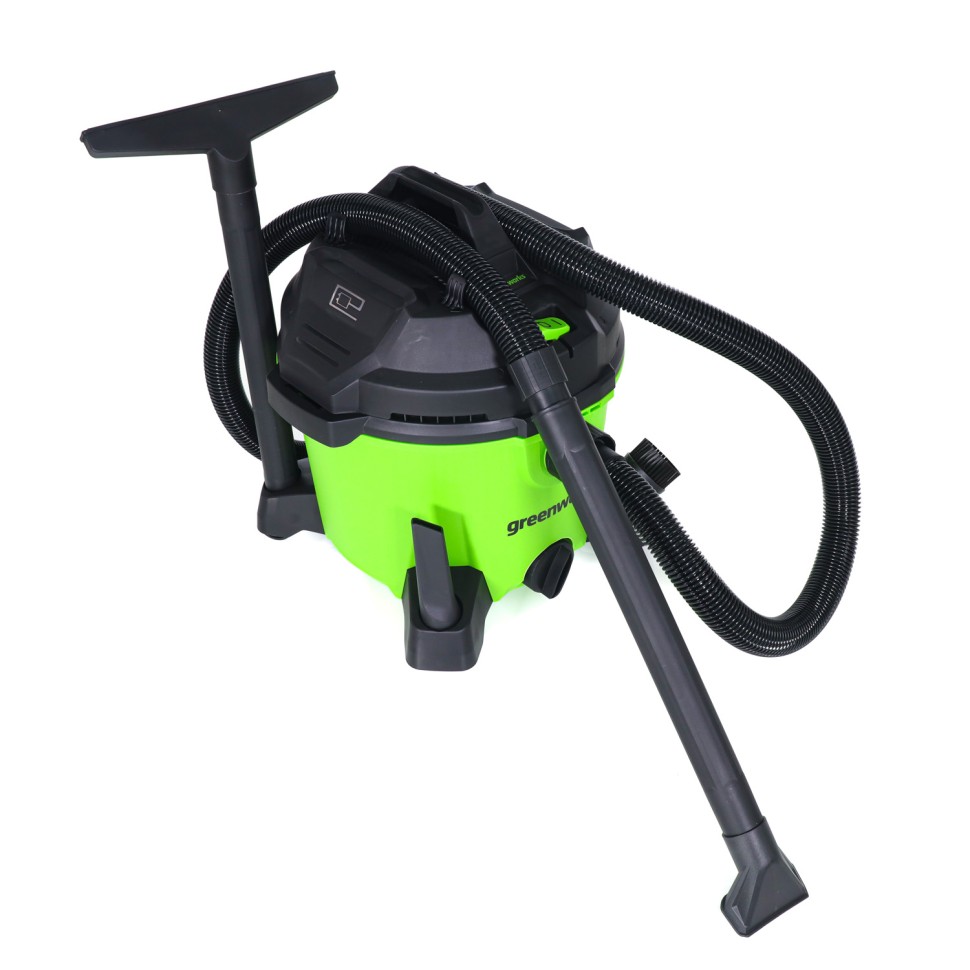 Строительный пылесос Greenworks G120WDV, 220v, 1.3 кВт (сетевой)