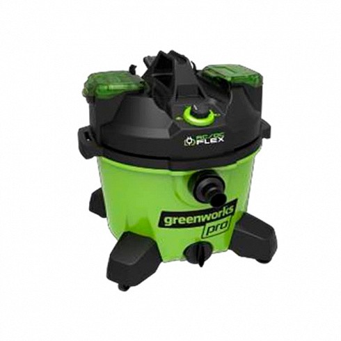 Строительный пылесос Greenworks G120WDV, 220v, 1.3 кВт (сетевой)
