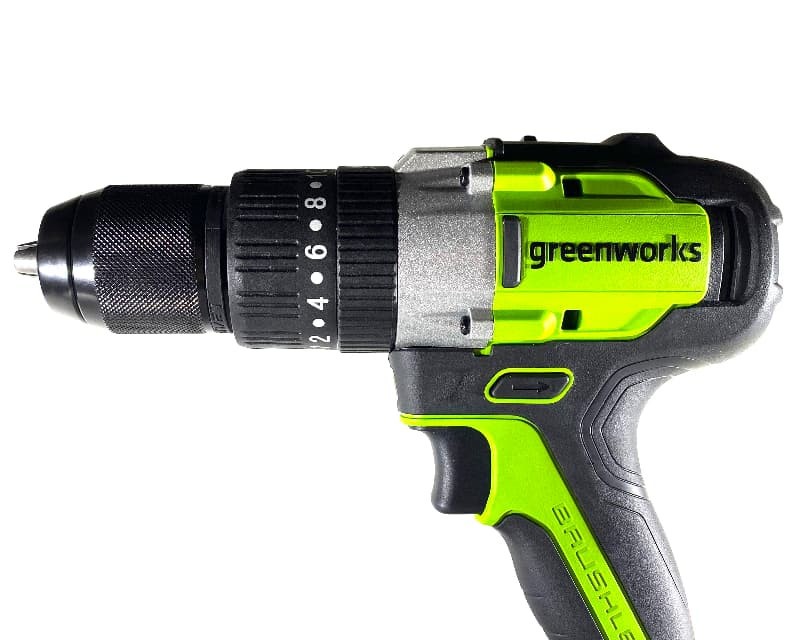 Ударная дрель-шуруповерт Greenworks GD24DD60, 24v, 60 Нм, без АКБ и ЗУ (аккумуляторная)