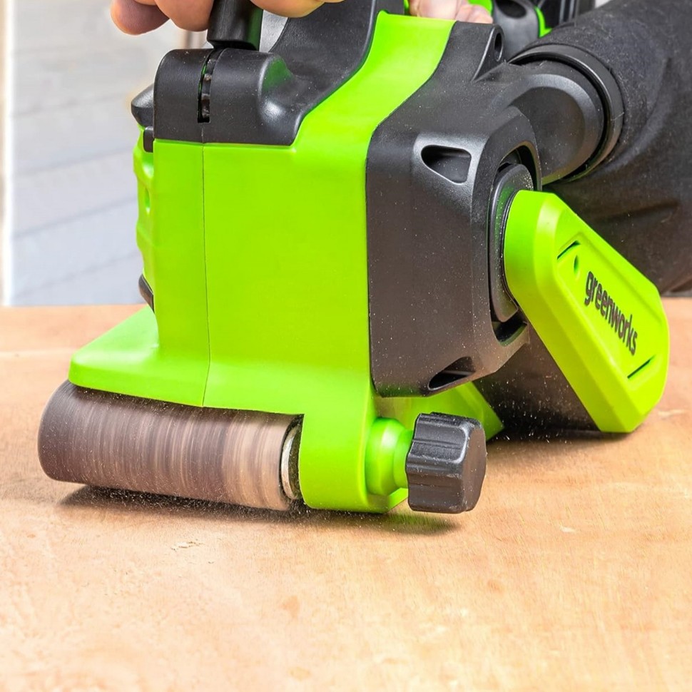 Ленточная шлифовальная машина Greenworks G24BS, 24v, без АКБ и ЗУ (аккумуляторная)
