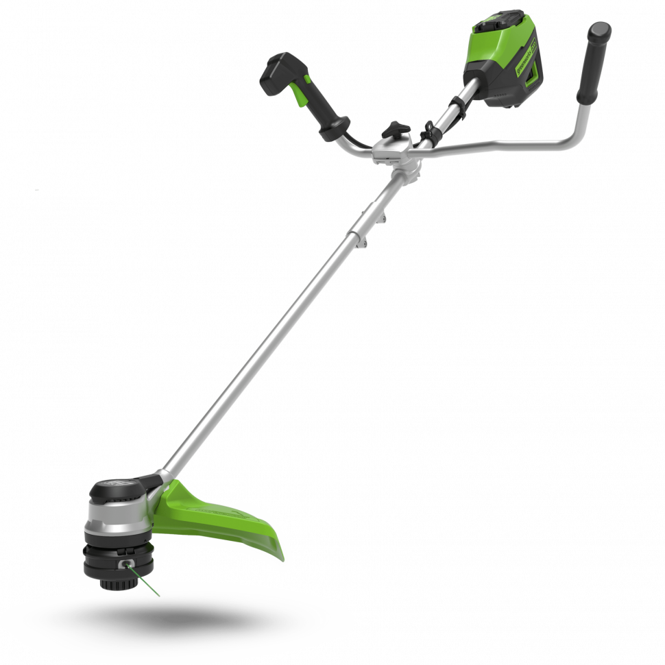 Триммер Greenworks GD60BCB Gen 2, 60v, 40 см, без АКБ и ЗУ (аккумуляторный, нож)