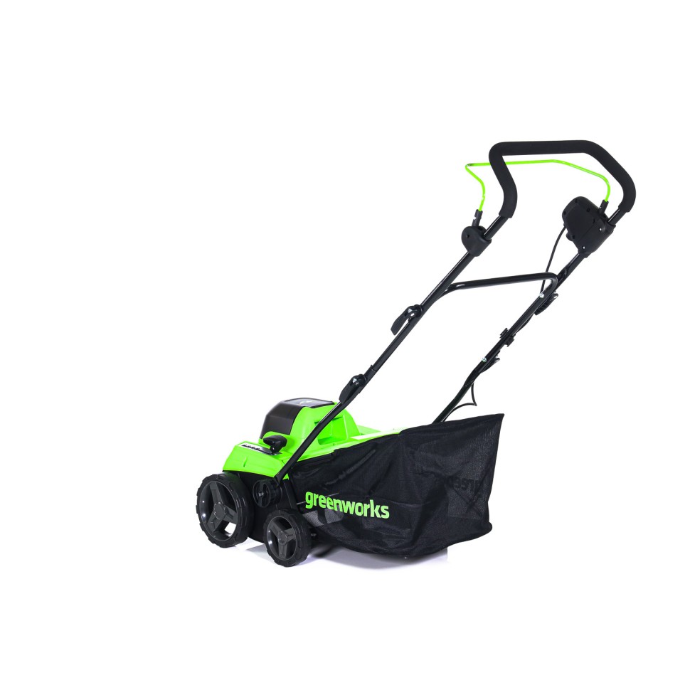 Аэратор скарификатор Greenworks GD40SC38II, 40v, 38 см, без АКБ и ЗУ (аккумуляторный)