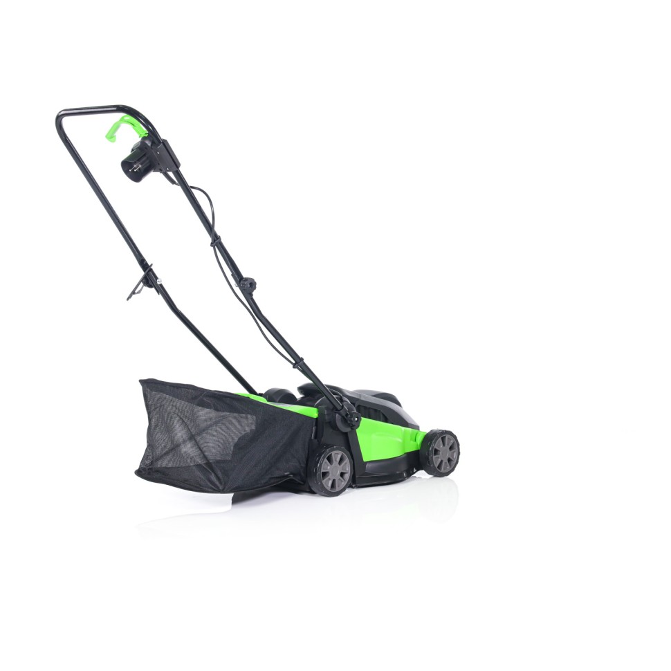 Газонокосилка Greenworks GD1200LM32, 220v, 32 см, 1.2 кВт (сетевая)