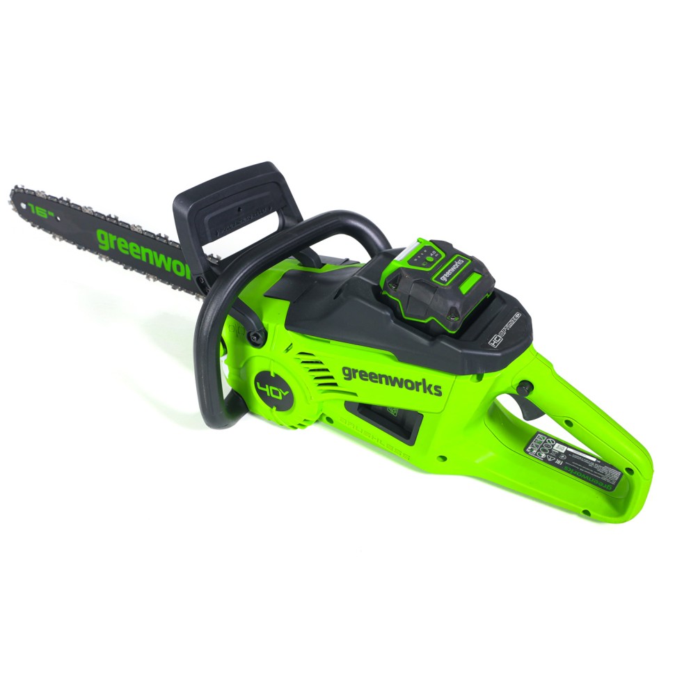 Цепная пила Greenworks GD40CS20X, 40v, 40 см, без АКБ и ЗУ (аккумуляторная)