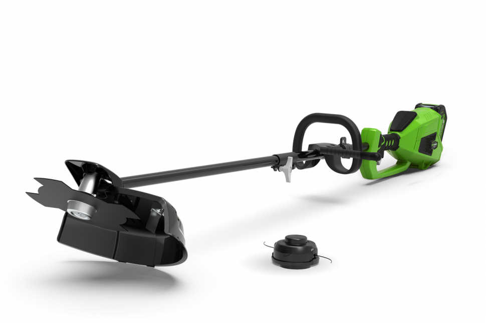 Триммер Greenworks GD40BC, 40v, 40 см, без АКБ и ЗУ (аккумуляторный, нож)