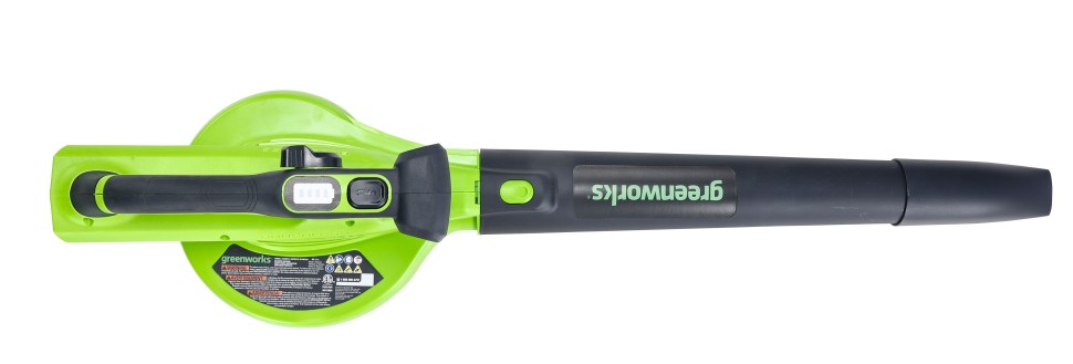 Садовый пылесос и воздуходув Greenworks GD40BVII, 40v, без АКБ и ЗУ (аккумуляторный, 2в1)