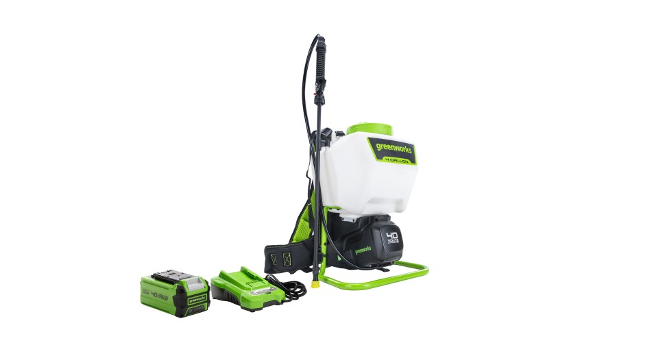 Садовый опрыскиватель Greenworks G40BPS, 40v, без АКБ и ЗУ (аккумуляторный)