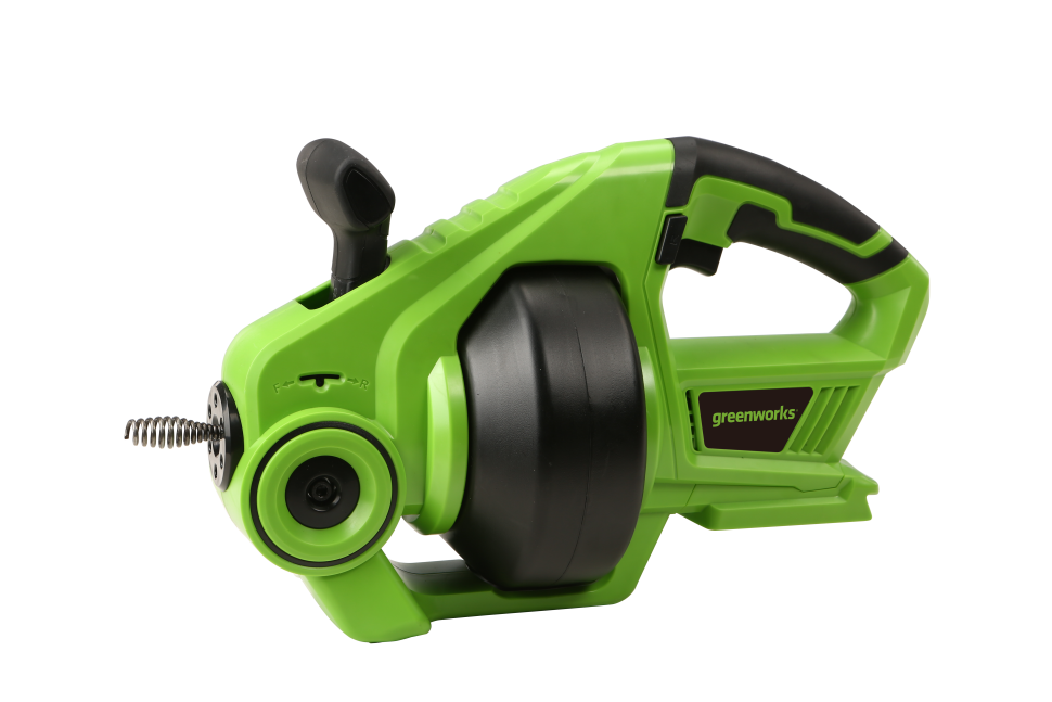 Сантехнический трос Greenworks, G24DA, 24v, без АКБ и ЗУ (аккумуляторный)