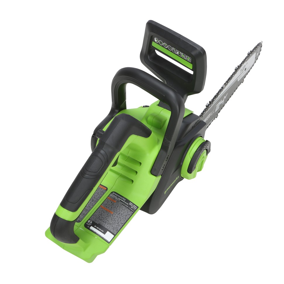 Цепная пила Greenworks GD24CS30, 24V, 30 см, без АКБ и ЗУ (аккумуляторная)