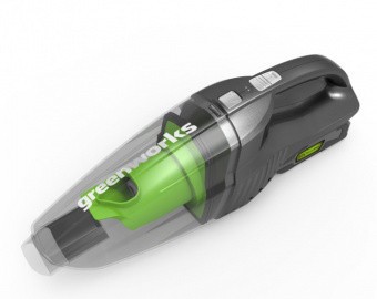 Ручной пылесос Greenworks G24HV, 24v, без АКБ и ЗУ (аккумуляторный)