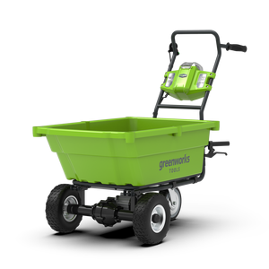 Садовая тележка Greenworks G40GC, 40v, 106 л, без АКБ и ЗУ (аккумуляторная, самоходная)