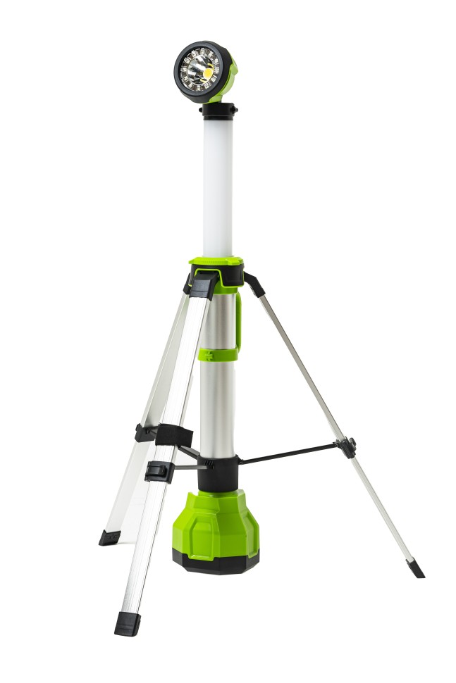 Светодиодная осветительная мачта Greenworks G120SWL, 24v, 1500 лм, без АКБ и ЗУ (аккумуляторная)