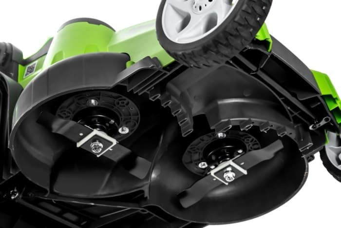 Газонокосилка Greenworks TwinForce G40LM49DB, 40v, 49 см, без АКБ и ЗУ (аккумуляторная)