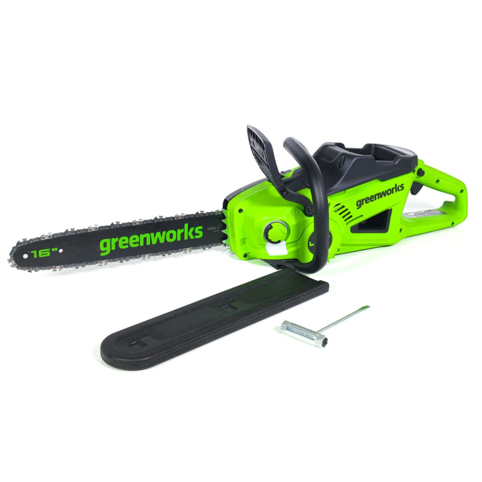 Цепная пила Greenworks GD40CS20X, 40v, 40 см, без АКБ и ЗУ (аккумуляторная)