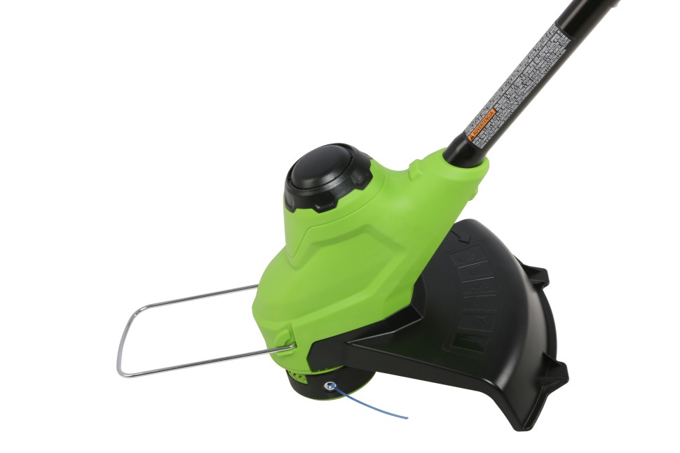 Триммер Greenworks G24LT25, 24v, 25 см, в комплекте с АКБ 2 А·ч и ЗУ (аккумуляторный)