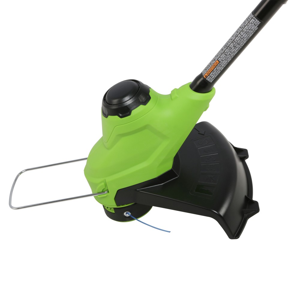 Триммер Greenworks G24LT25, 24v, 25 см, в комплекте с АКБ 2 А·ч и ЗУ (аккумуляторный)