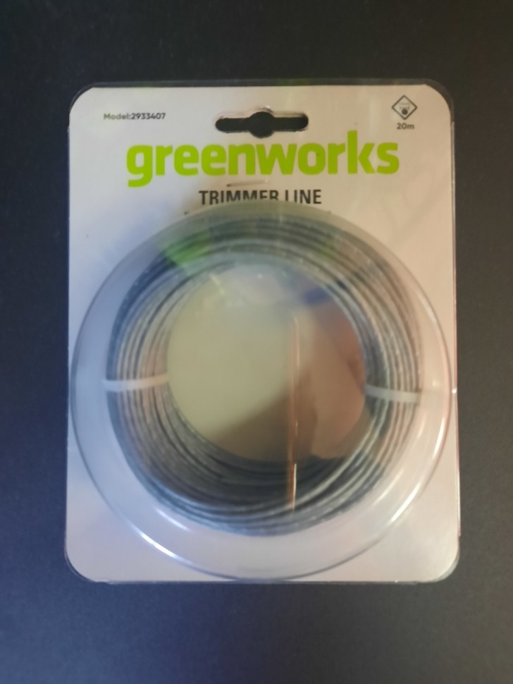 Триммерная леска Greenworks 1.65 мм (20 м)