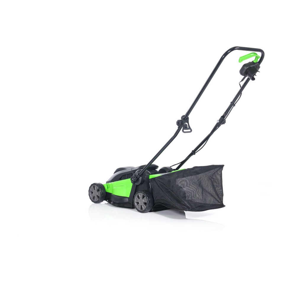 Газонокосилка Greenworks GD1200LM32, 220v, 32 см, 1.2 кВт (сетевая)