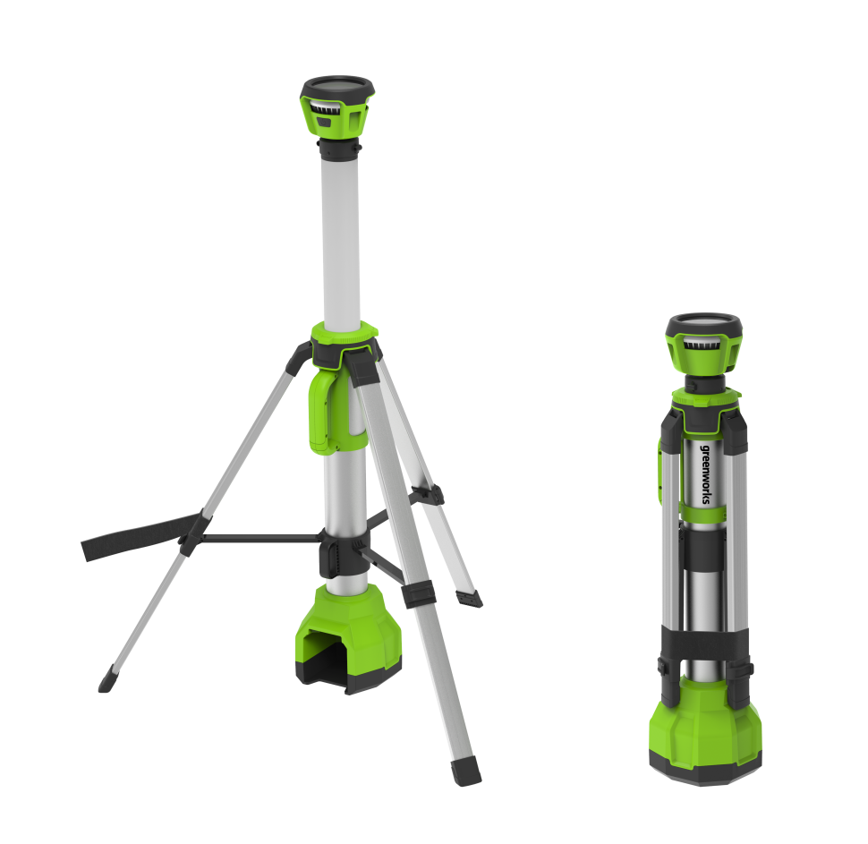 Светодиодная осветительная мачта Greenworks G120SWL, 24v, 1500 лм, без АКБ и ЗУ (аккумуляторная)