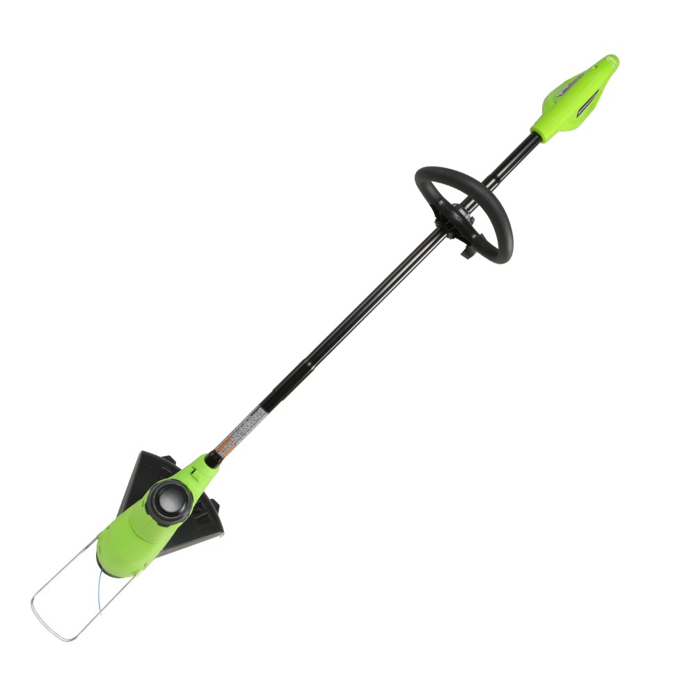 Триммер Greenworks G24LT25, 24v, 25 см, в комплекте с АКБ 2 А·ч и ЗУ (аккумуляторный)