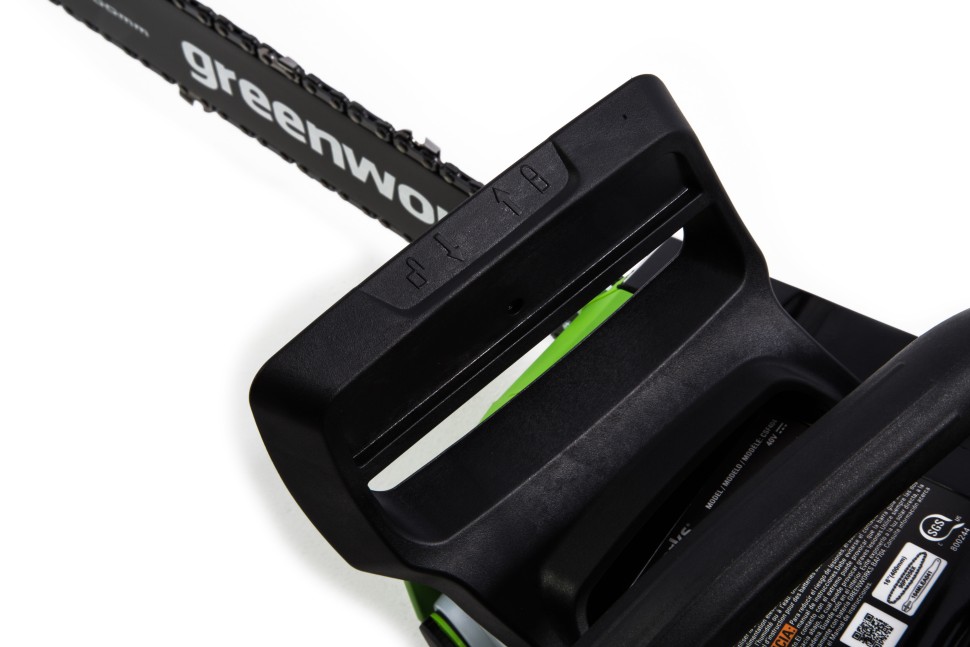 Цепная пила Greenworks GD40CS18k2, 40v, 40 см, в комплекте с АКБ 2 А·ч и ЗУ (аккумуляторная)