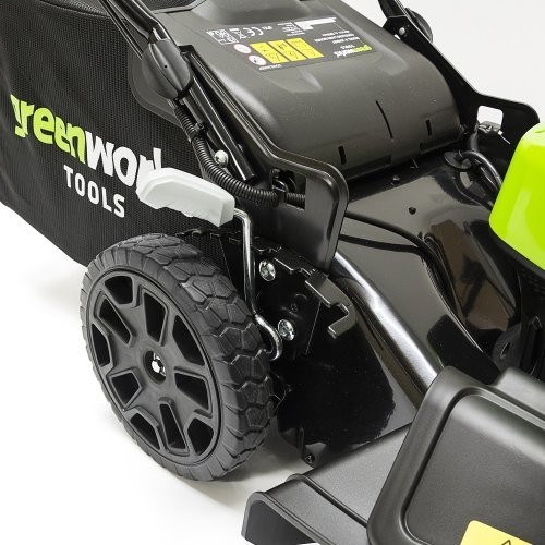 Газонокосилка Greenworks GD40LM46SP, 40v, 46 см, без АКБ и ЗУ (аккумуляторная, самоходная)