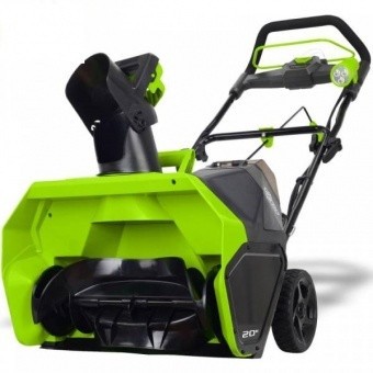 Снегоуборщик Greenworks GD40ST, 40v, 51 см, 1.5 кВт, 2 л.с (аккумуляторный)