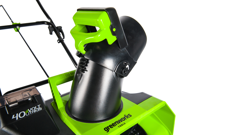 Снегоуборщик Greenworks GD40ST, 40v, 51 см, 1.5 кВт, 2 л.с (аккумуляторный)