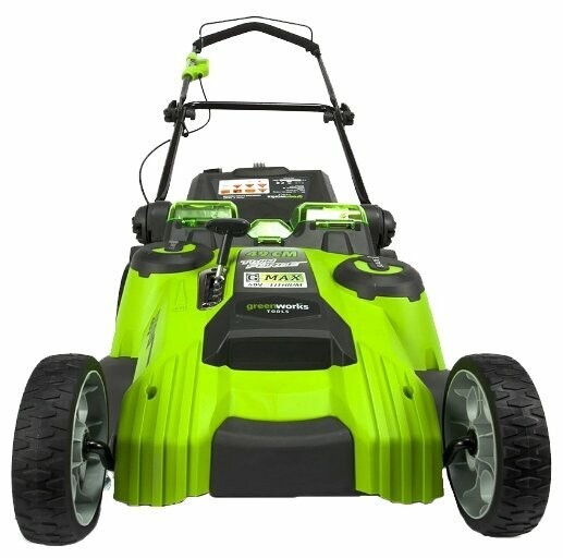 Газонокосилка Greenworks TwinForce G40LM49DB, 40v, 49 см, без АКБ и ЗУ (аккумуляторная)